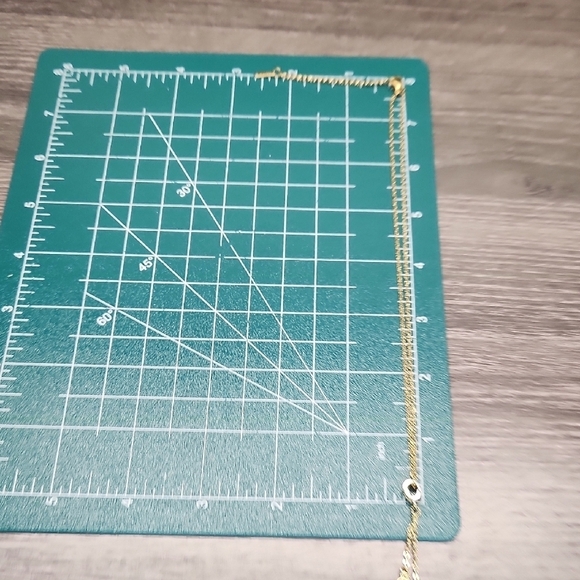 18k Gold Plated Stainless Steel Y-Shaped Black Clover Charm Necklace, Zircons - Picture 7 of 10